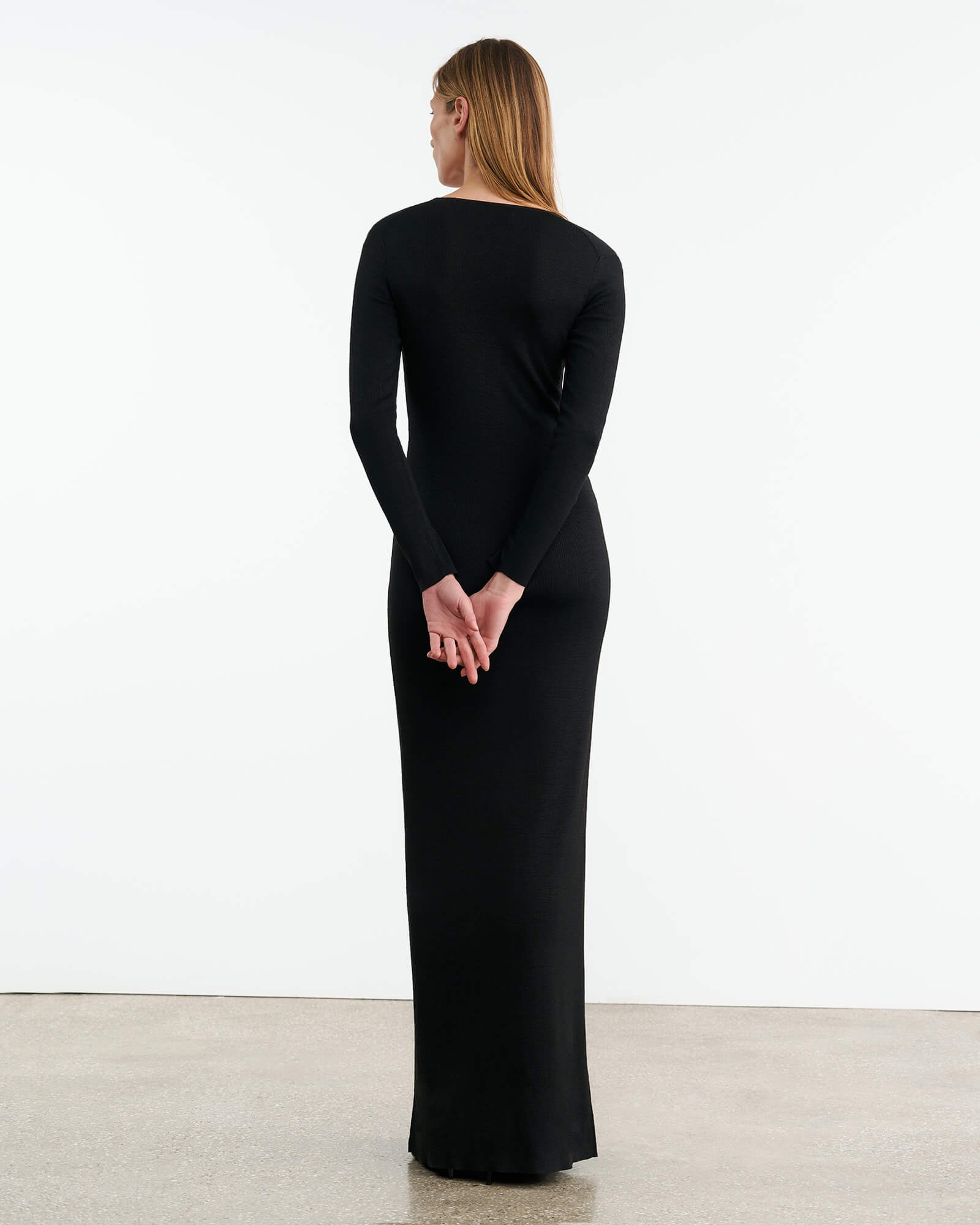BOWIE SILK KNIT DRESS - 5