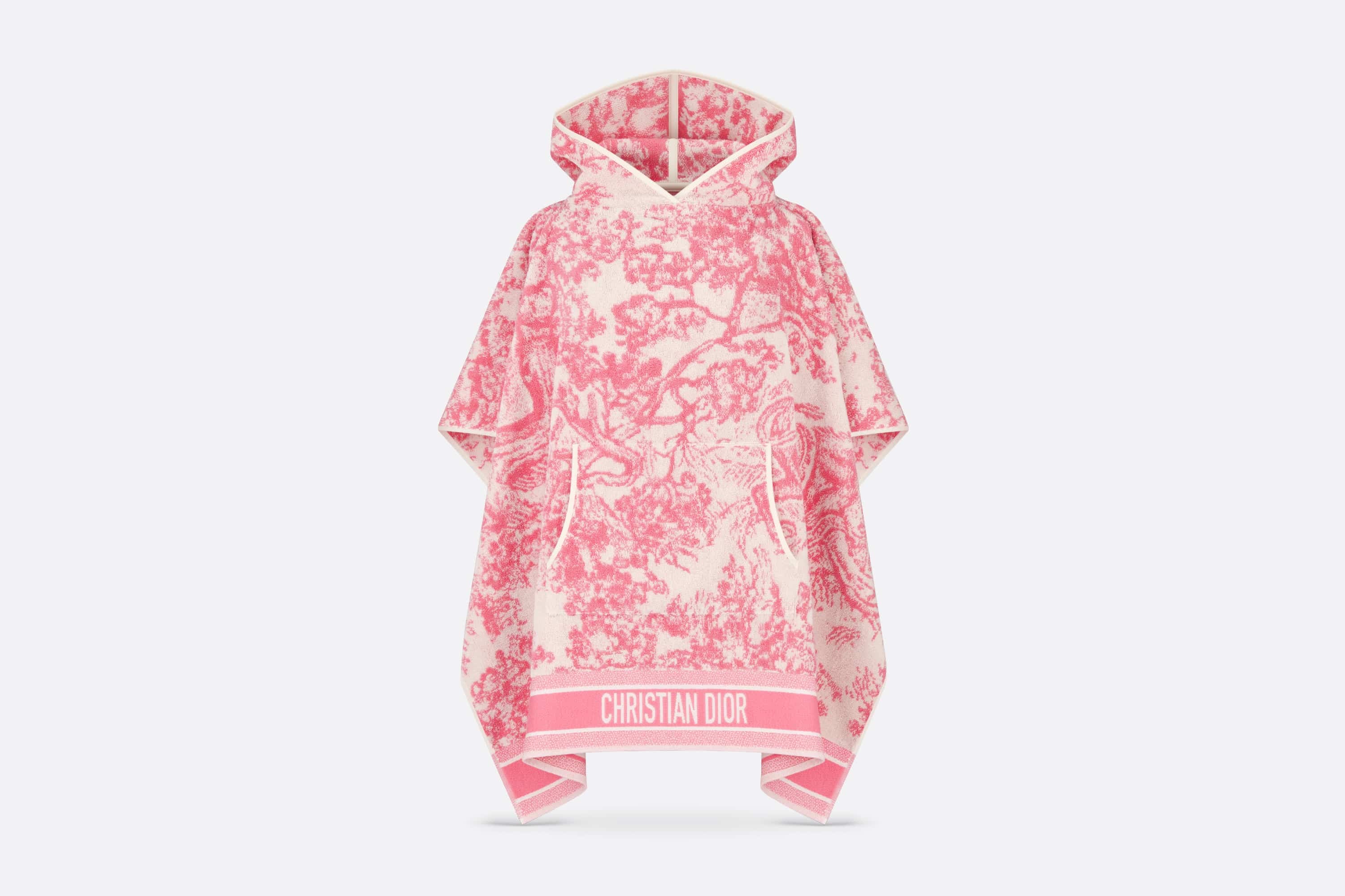 Dioriviera Toile de Jouy Sauvage Hooded Poncho - 1