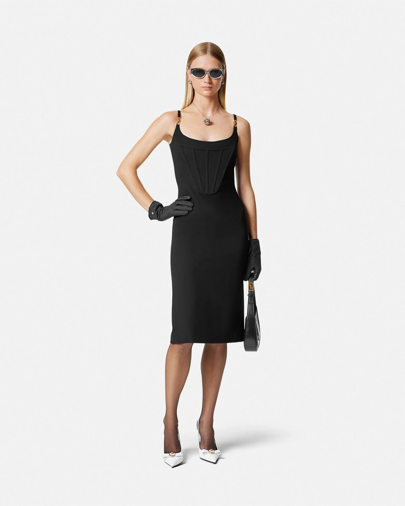 VERSACE Corset Midi Dress outlook