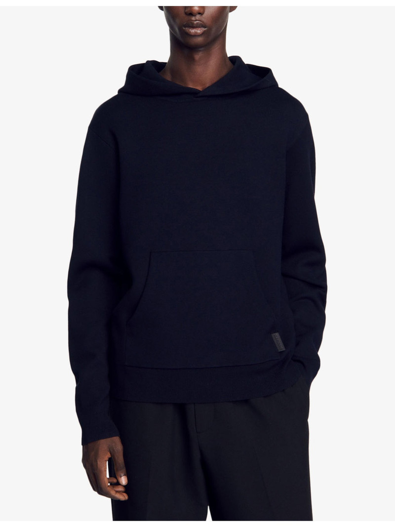Logo-Patch Stretch-Woven Hoody 3