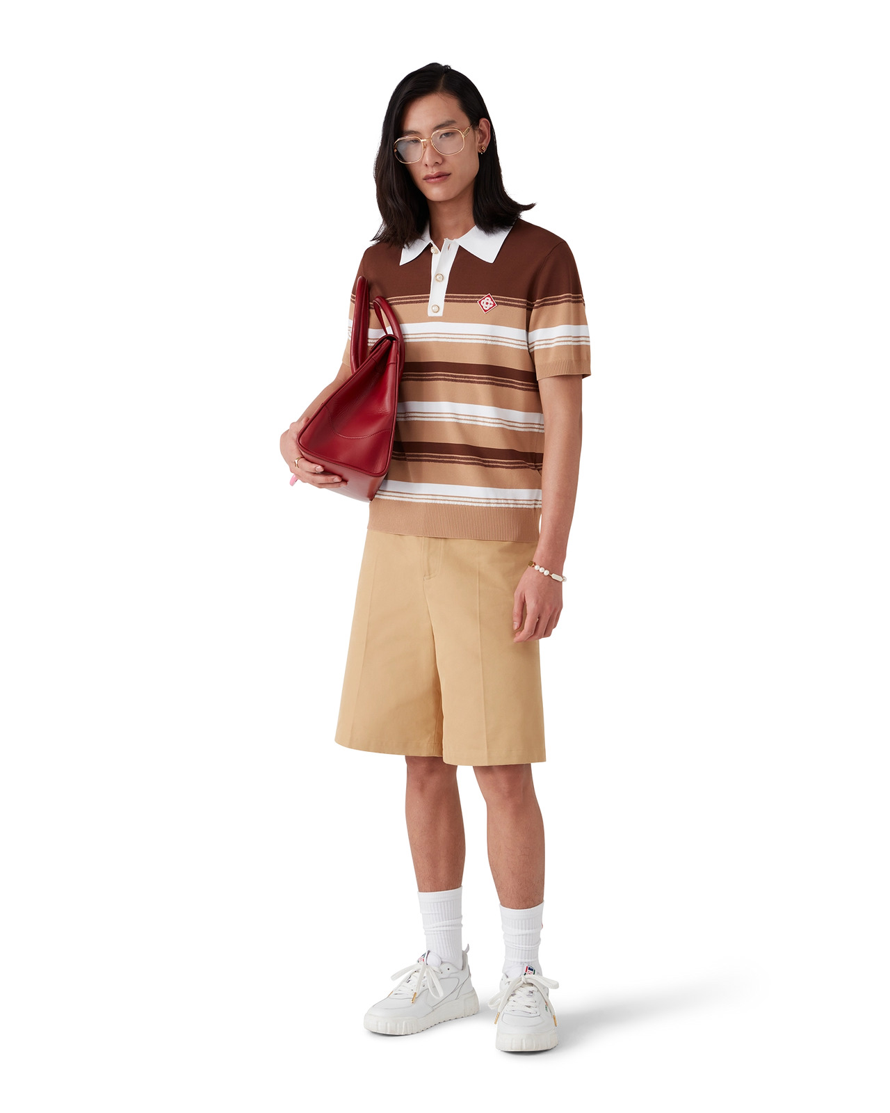 Chicano Stripe Polo Shirt | Casablanca Paris - 2