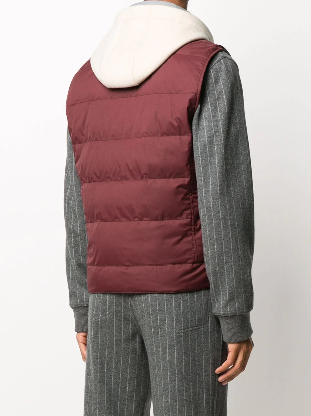 layered padded gilet - 4