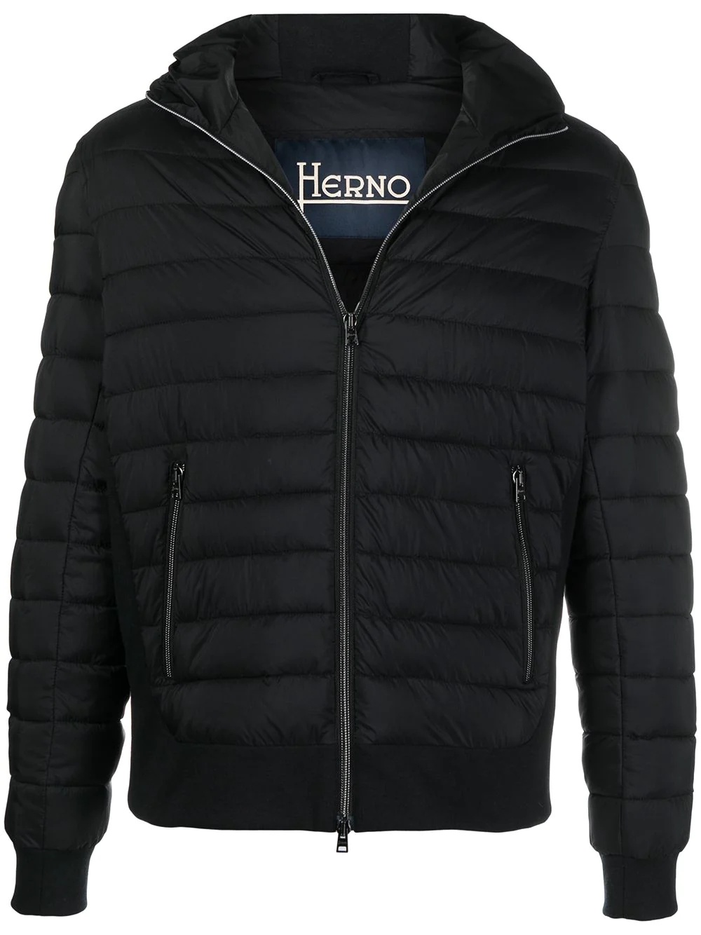 padded hooded jacket - 1