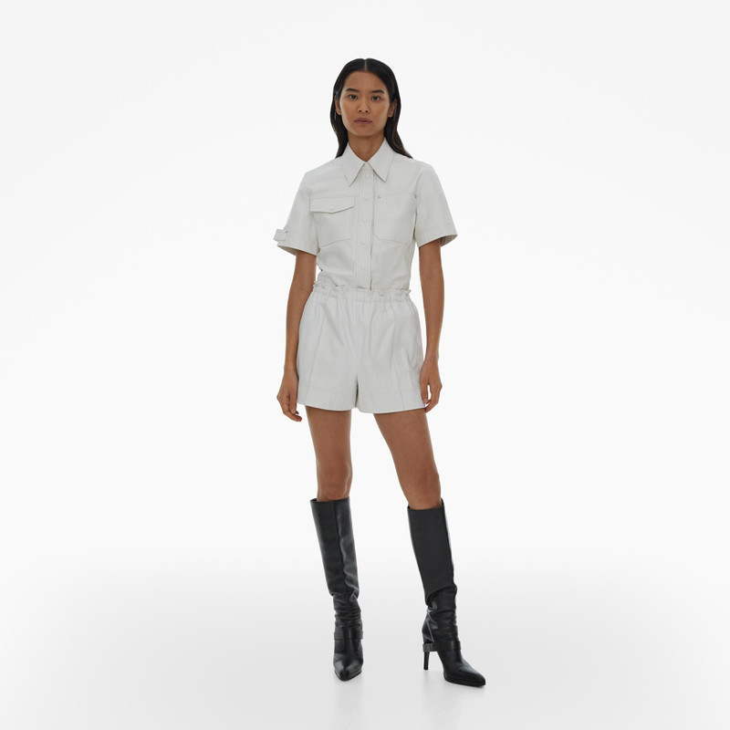 Helmut Lang LEATHER PULL-ON SHORT outlook