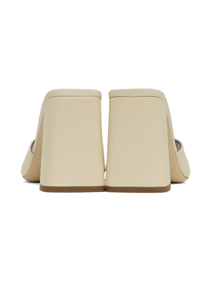 STAUD Off-White Sloane Heeled Sandals outlook