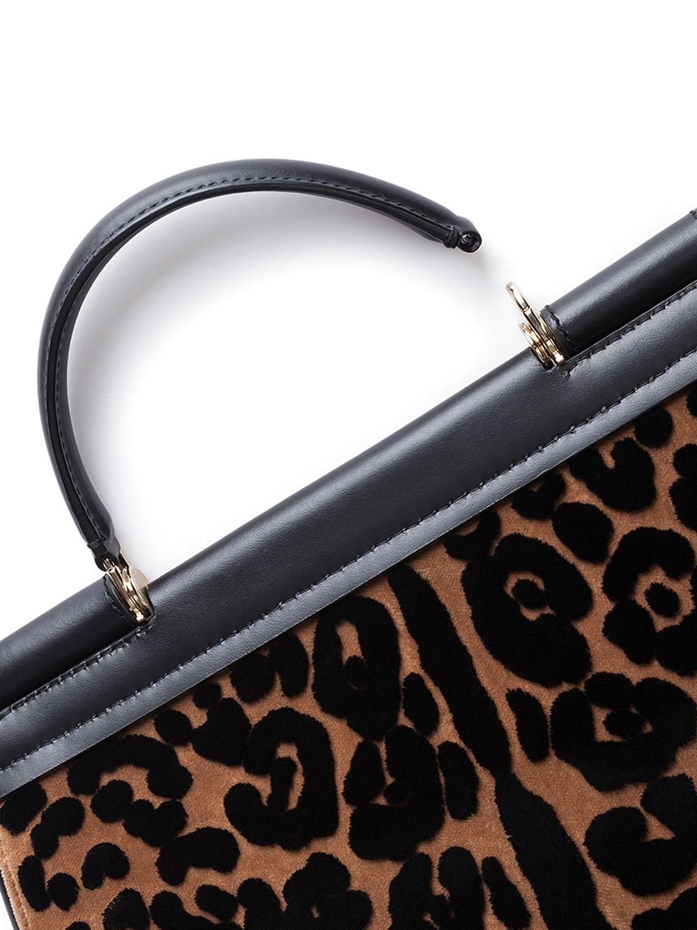 medium Sicily leopard-print bag - 4