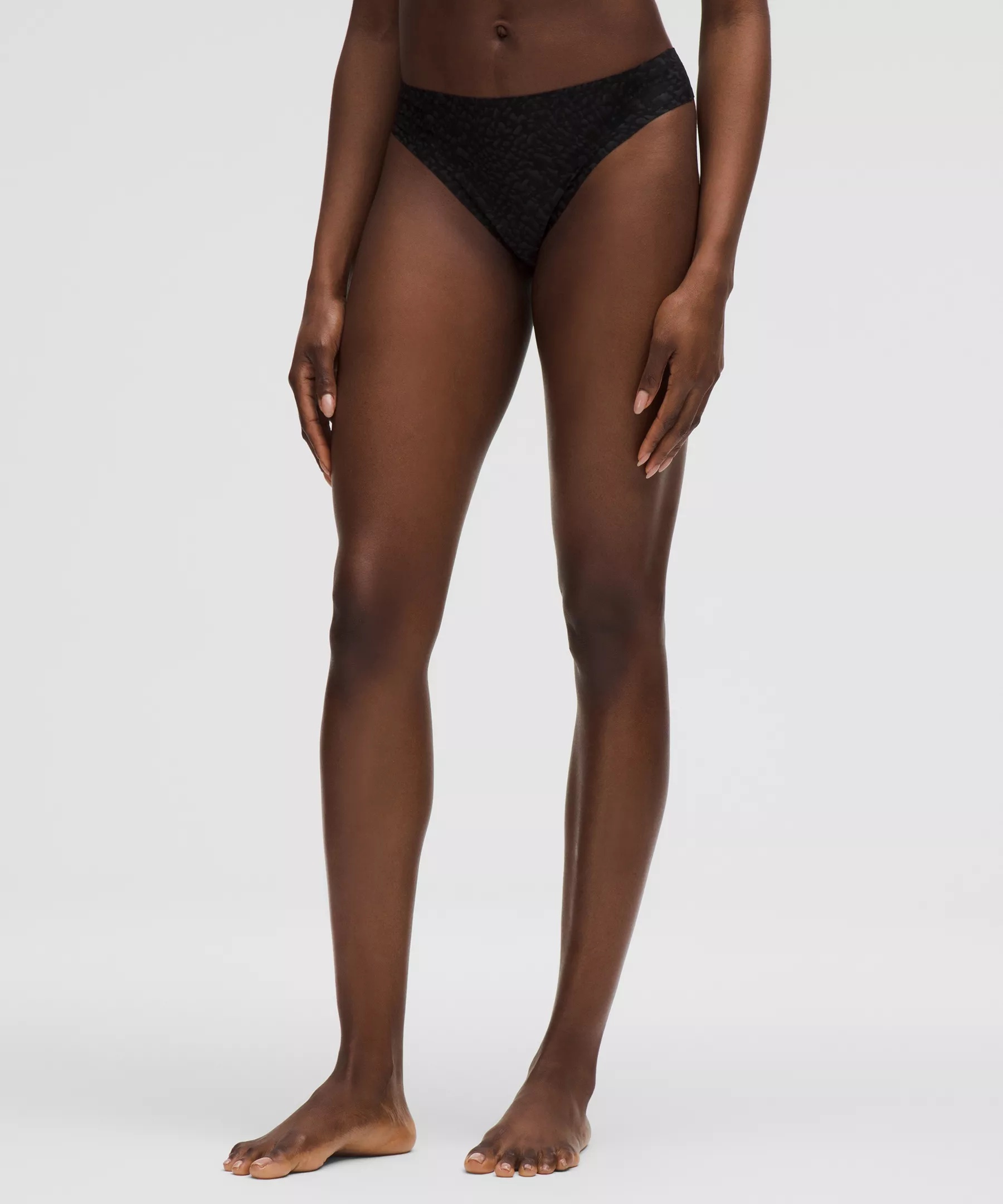 InvisiWear Mid-Rise Thong Underwear  Performance Lace *3 Pack - 2