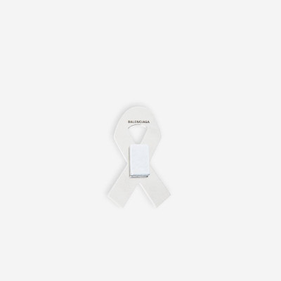 BALENCIAGA Pride Magnet Pin in White outlook