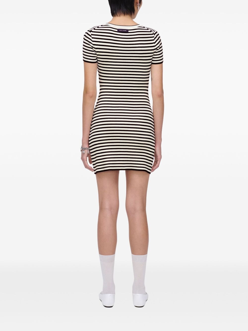 striped mini dress - 4