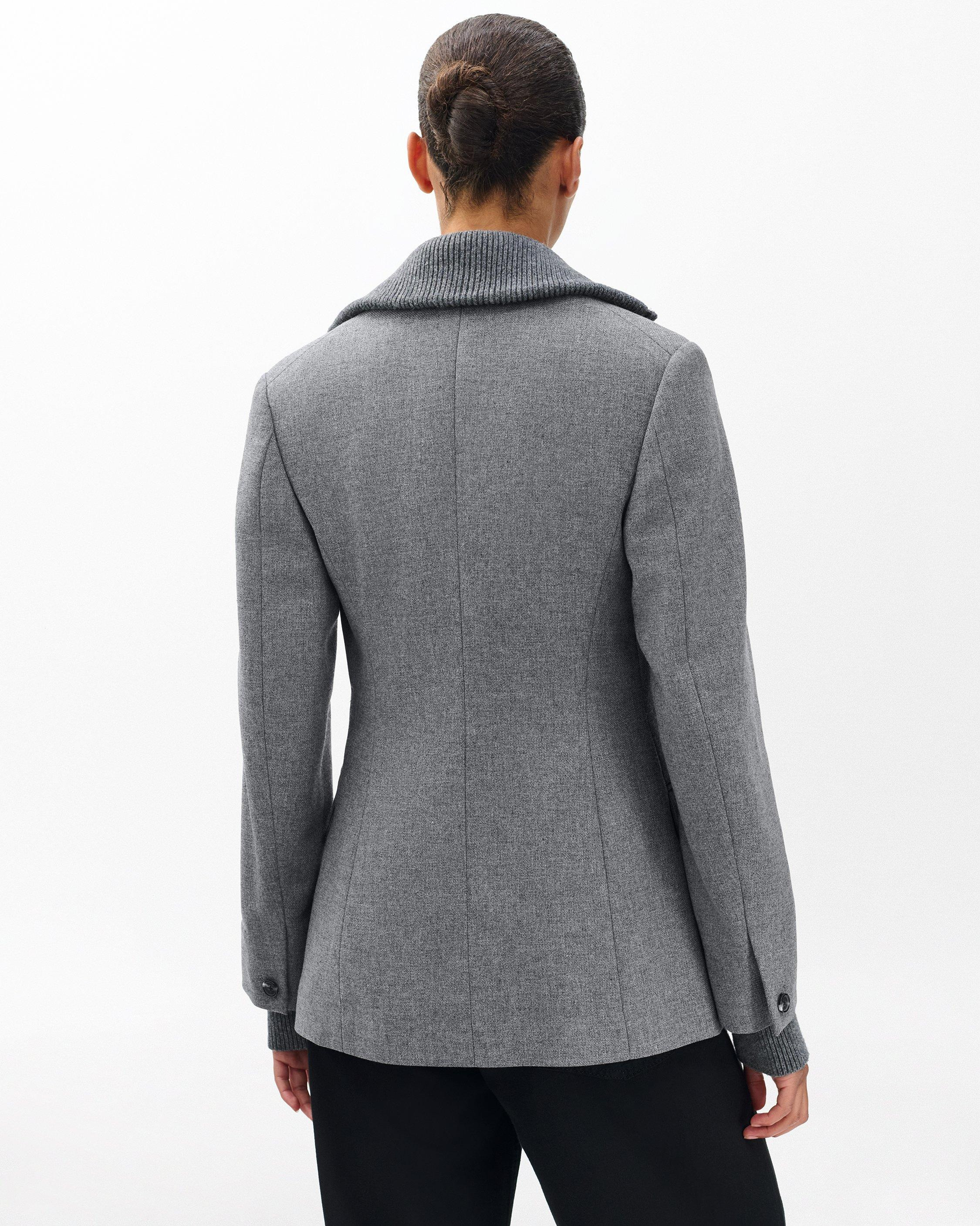 Frank Mixed-Media Blazer - 6