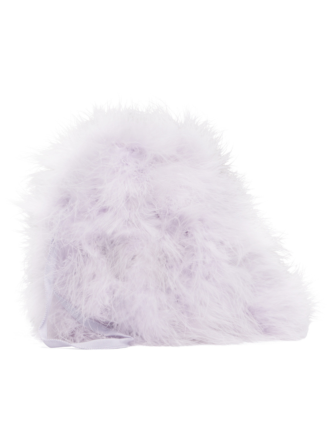 Purple Mini Feather Pouch - 2