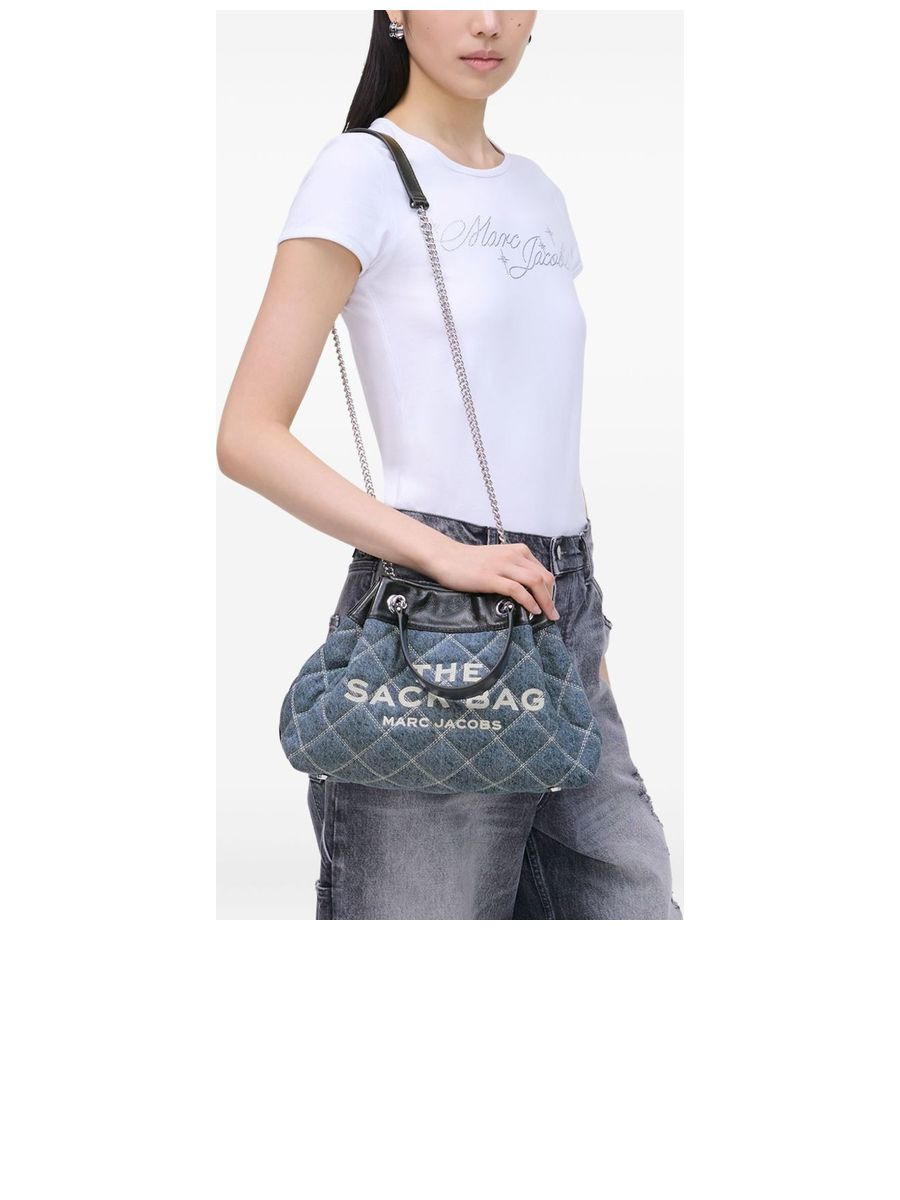 The Quilted Denim Chain Sack - 3