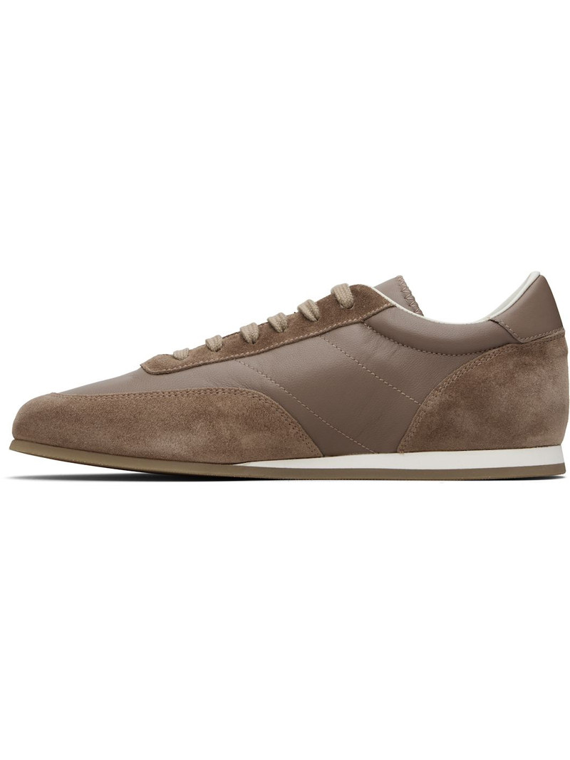 Common Projects Taupe Minimal Runner Sneakers outlook