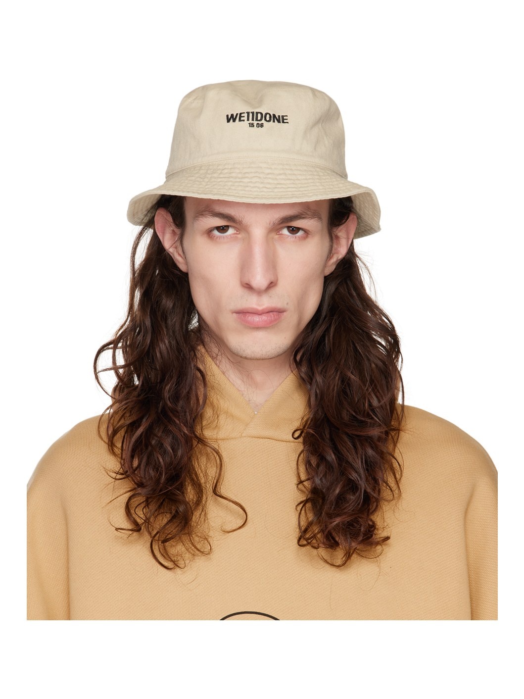 Beige 1506 Bucket Hat - 1
