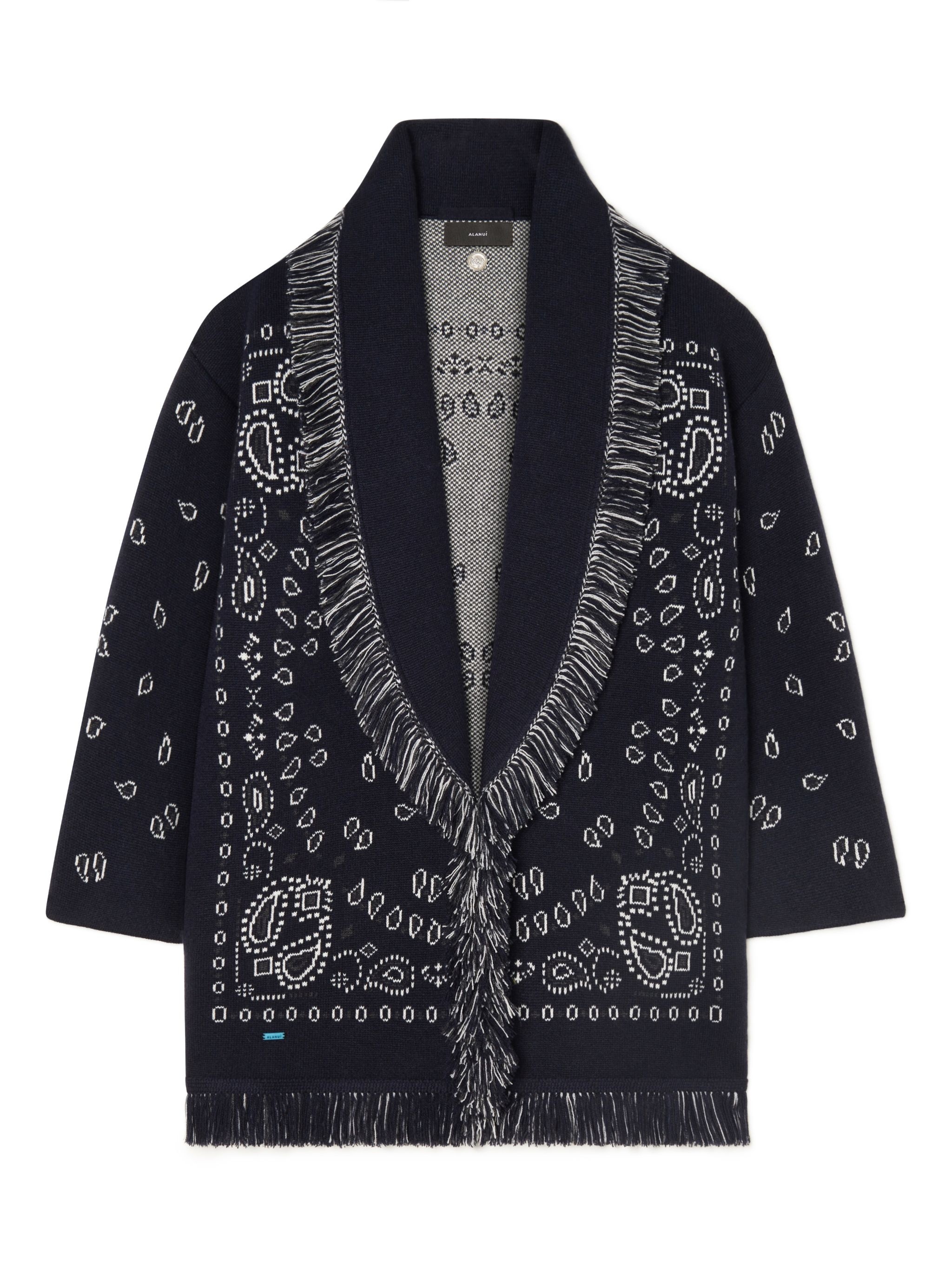 Bandana Jacquard Cardigan - 1