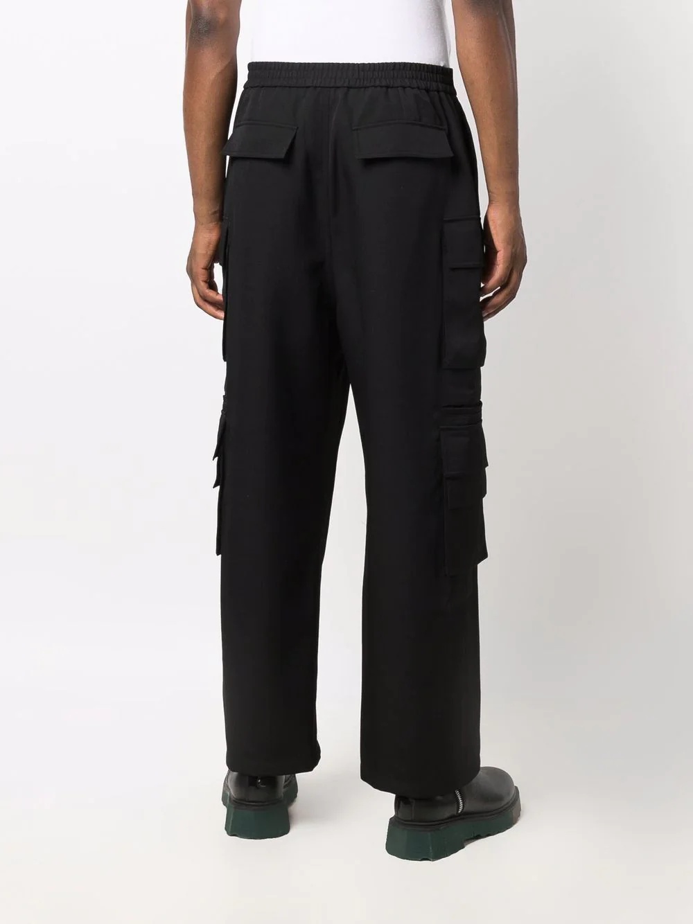 straight leg cargo pants - 4