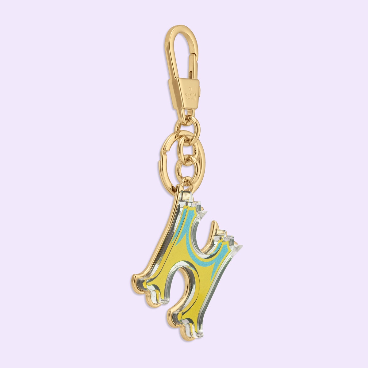 Letter H Plexiglas keychain - 3