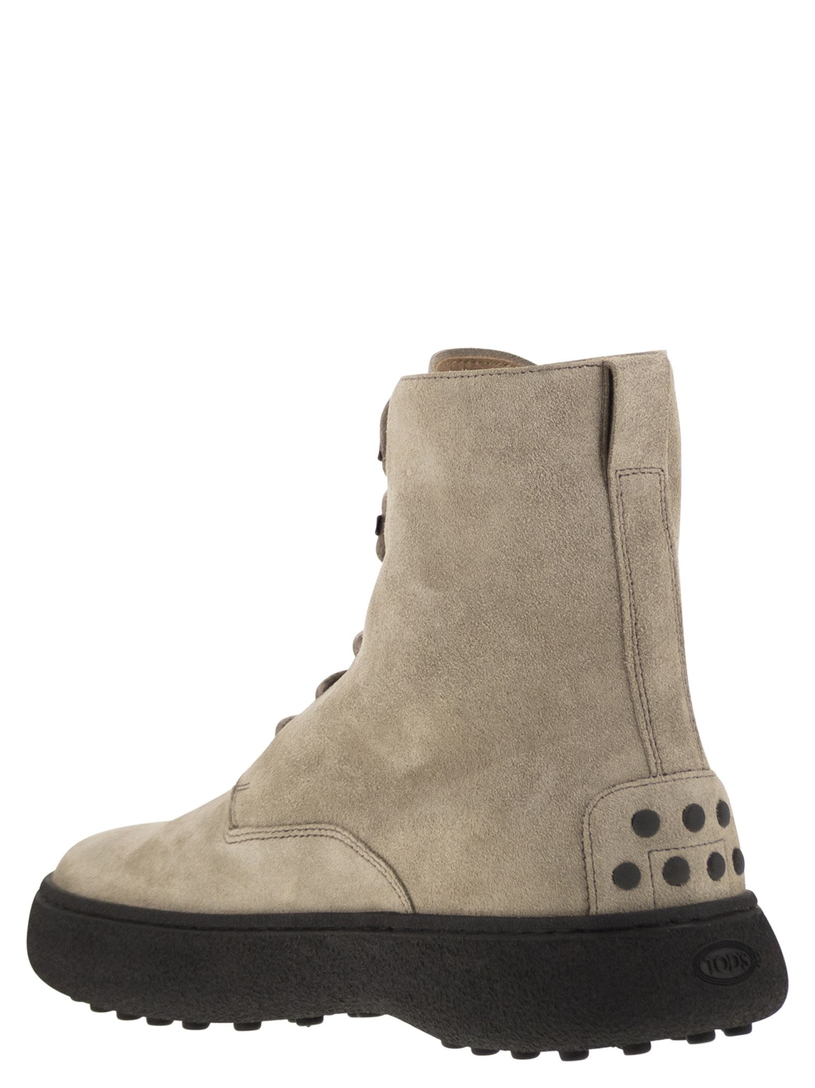 Tod's Men Suede Lace-Up Boot - 3