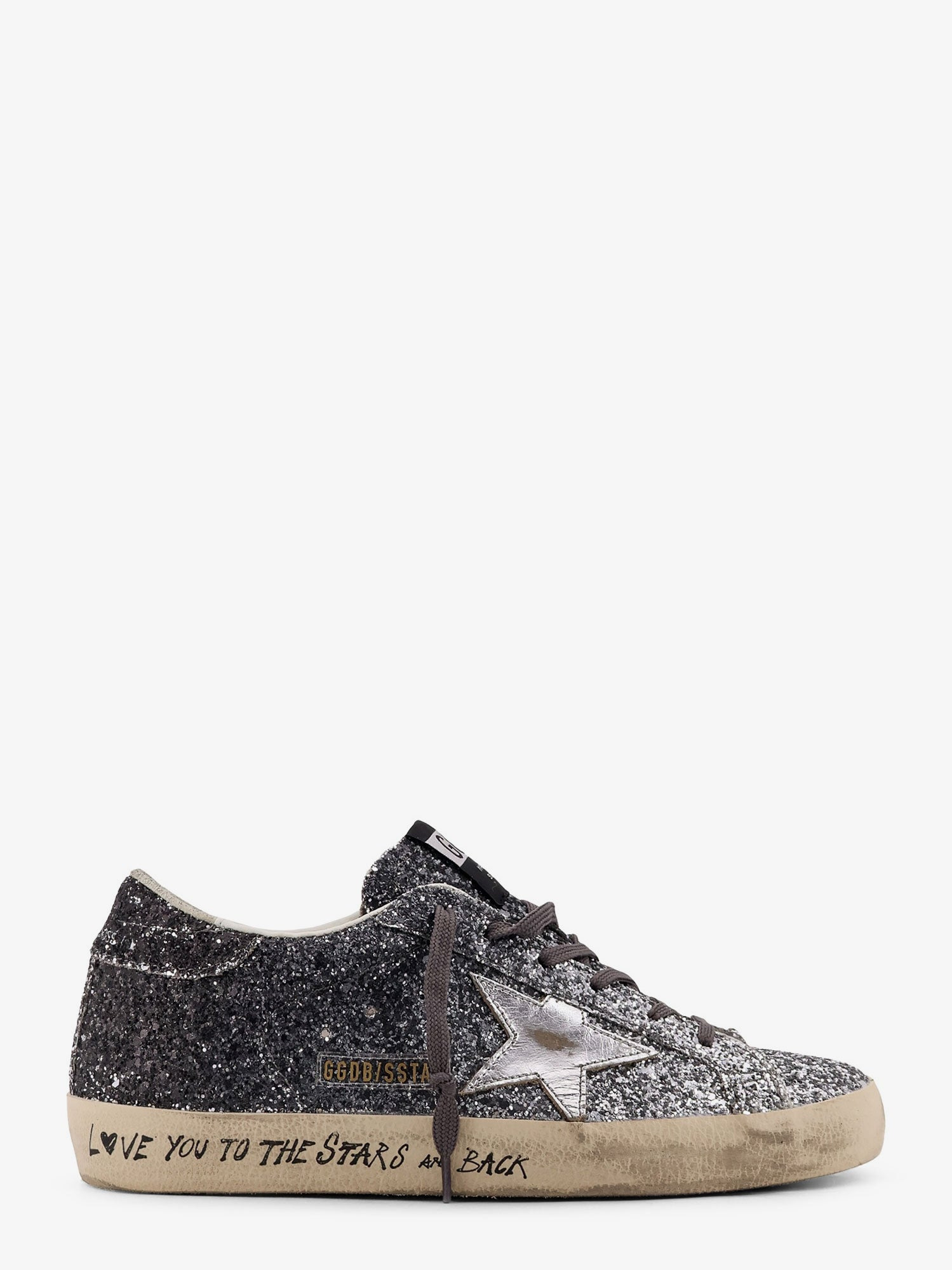 SUPER-STAR CLASSIC WITH LIST LOW-TOP SNEAKERS WITH SEQUINS - 1