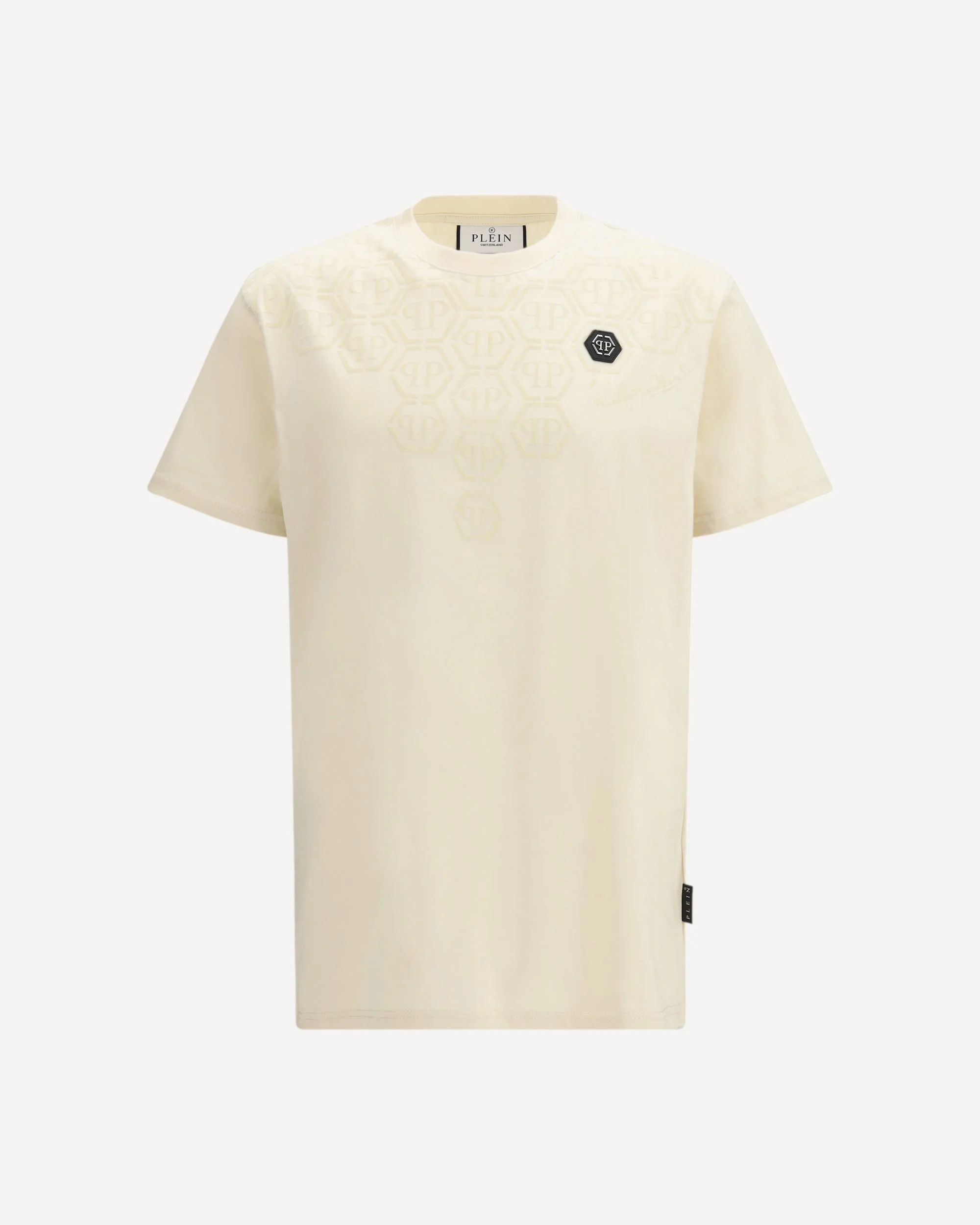 Round neck degradé Monogram T-shirt in cotton - 1
