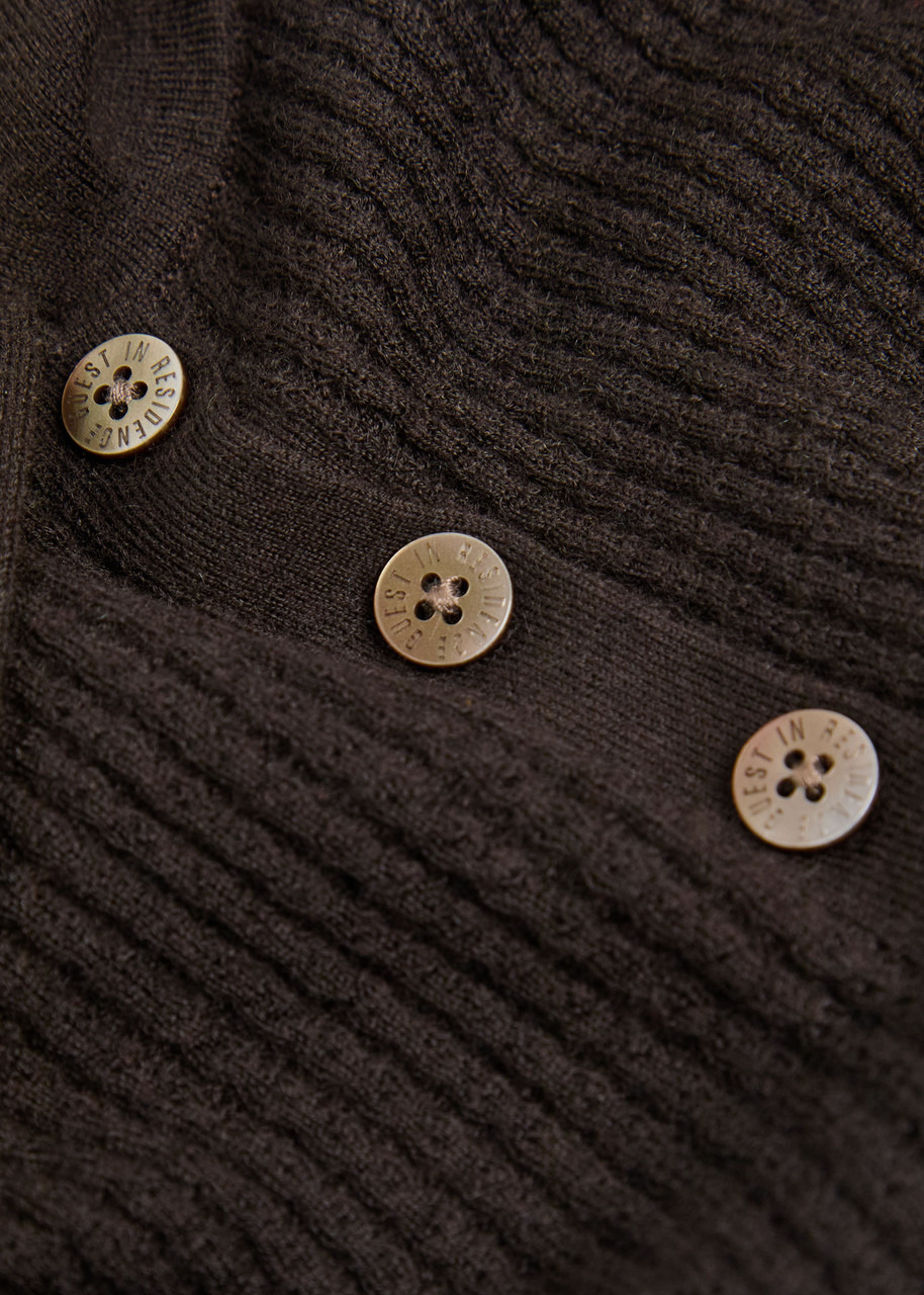 Guest In Residence Waffle-knit Cashmere top - 5