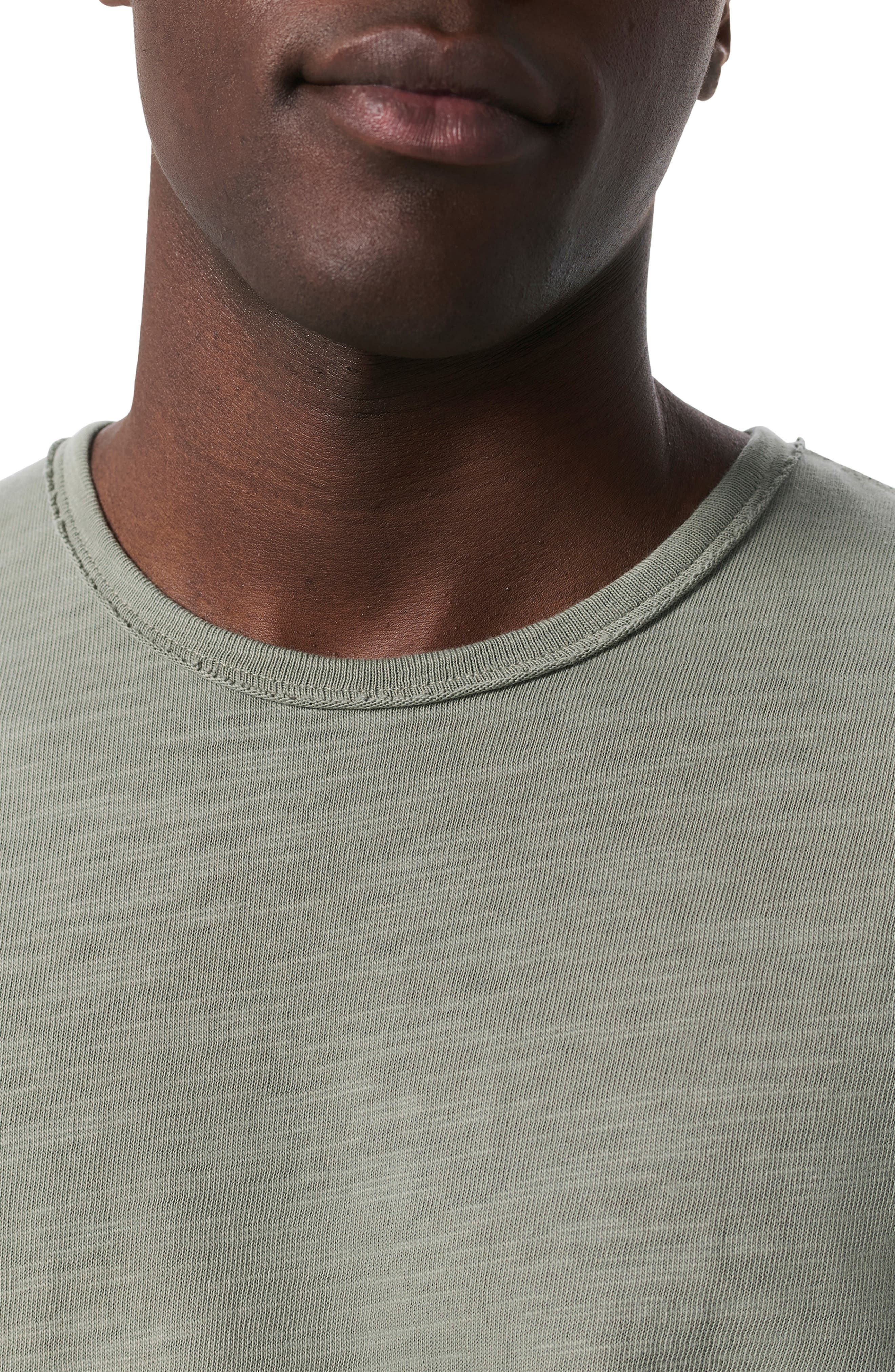 rag & bone Men's Classic Flame Slub Cotton T-Shirt in Leaf Grey at Nordstrom - 4