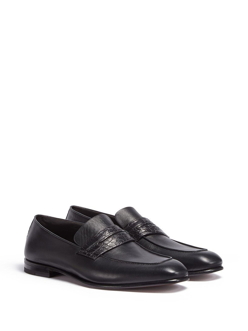 ZEGNA L'Asola leather loafers outlook