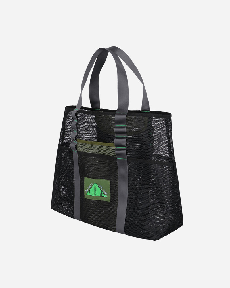 BRAIN DEAD Equipment Mesh Tote Bag Black outlook