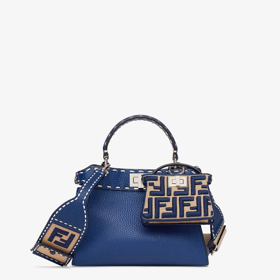 Blue FF canvas charm - 4