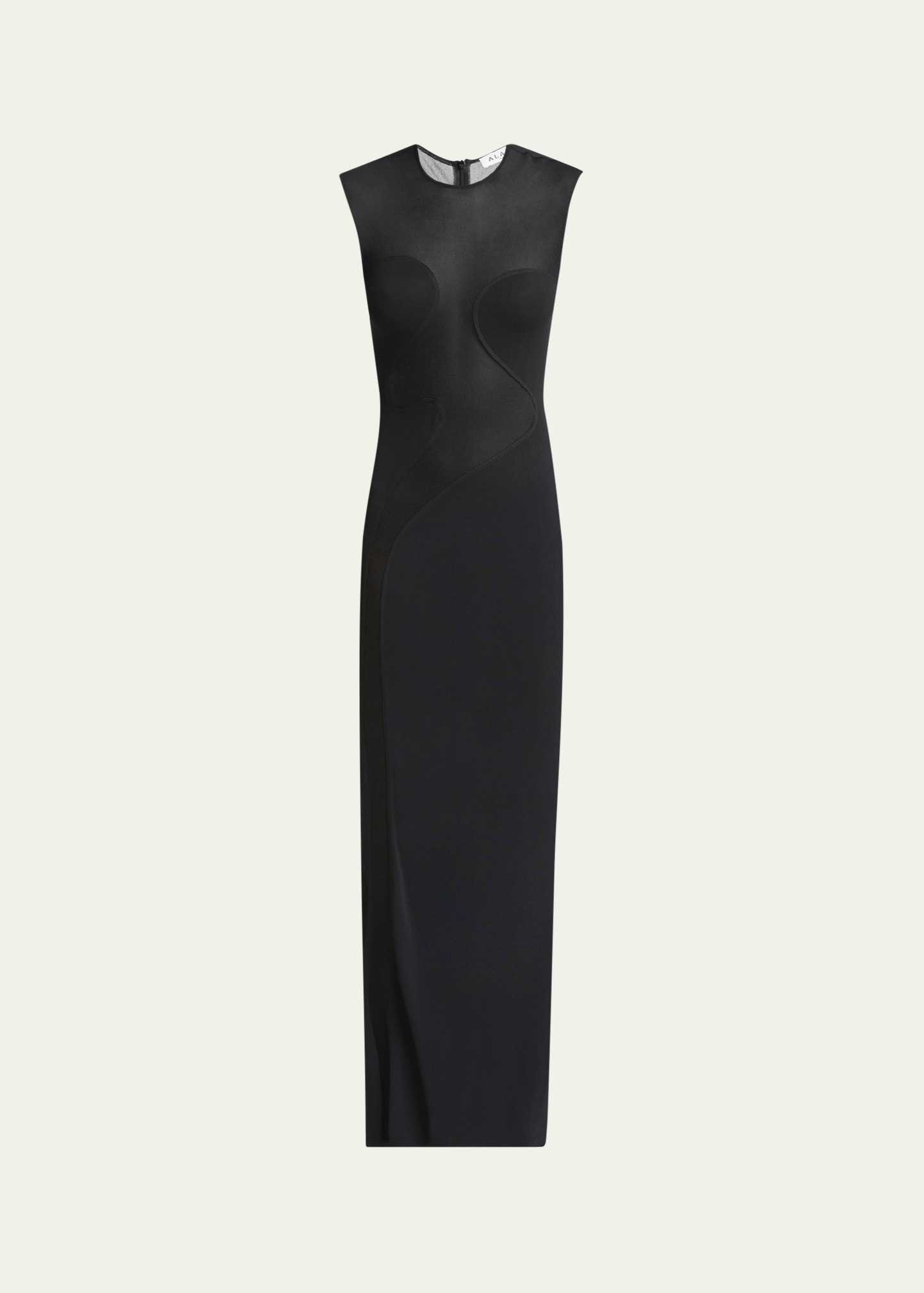 Mesh Molded Cutout Gown - 1