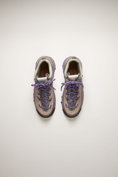 Acne Studios Trekking boots dusty purple outlook