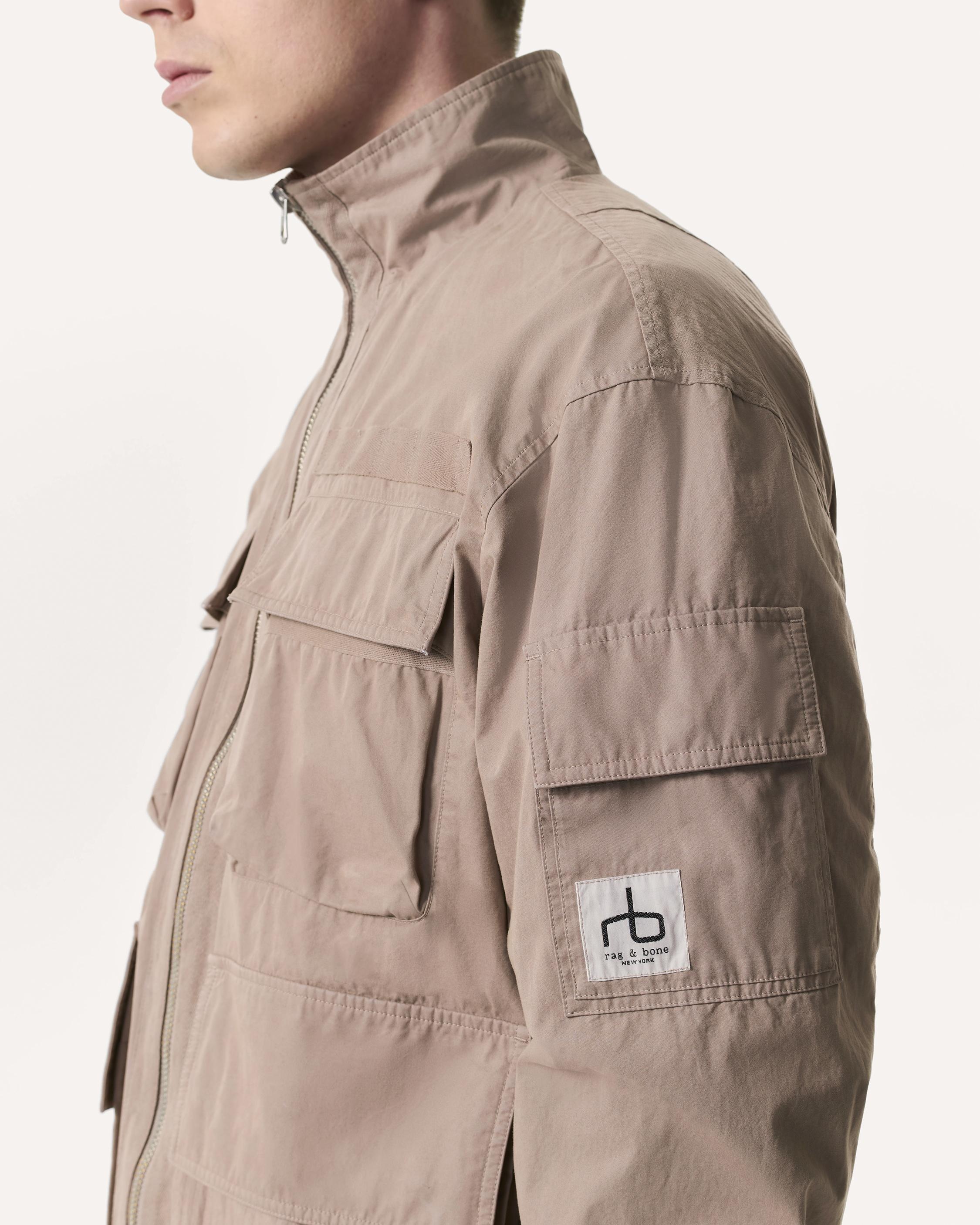 Ashland Cotton Utility Jacket
Lightweight Rigid Denim - 6