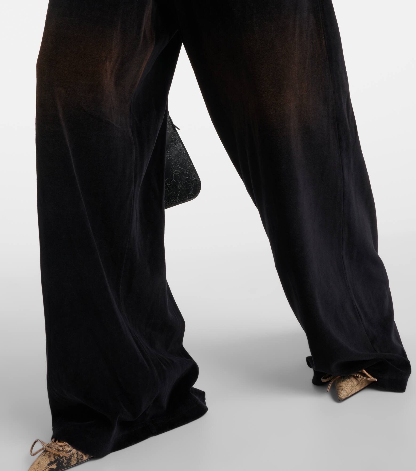 Cotton-blend track pants - 5