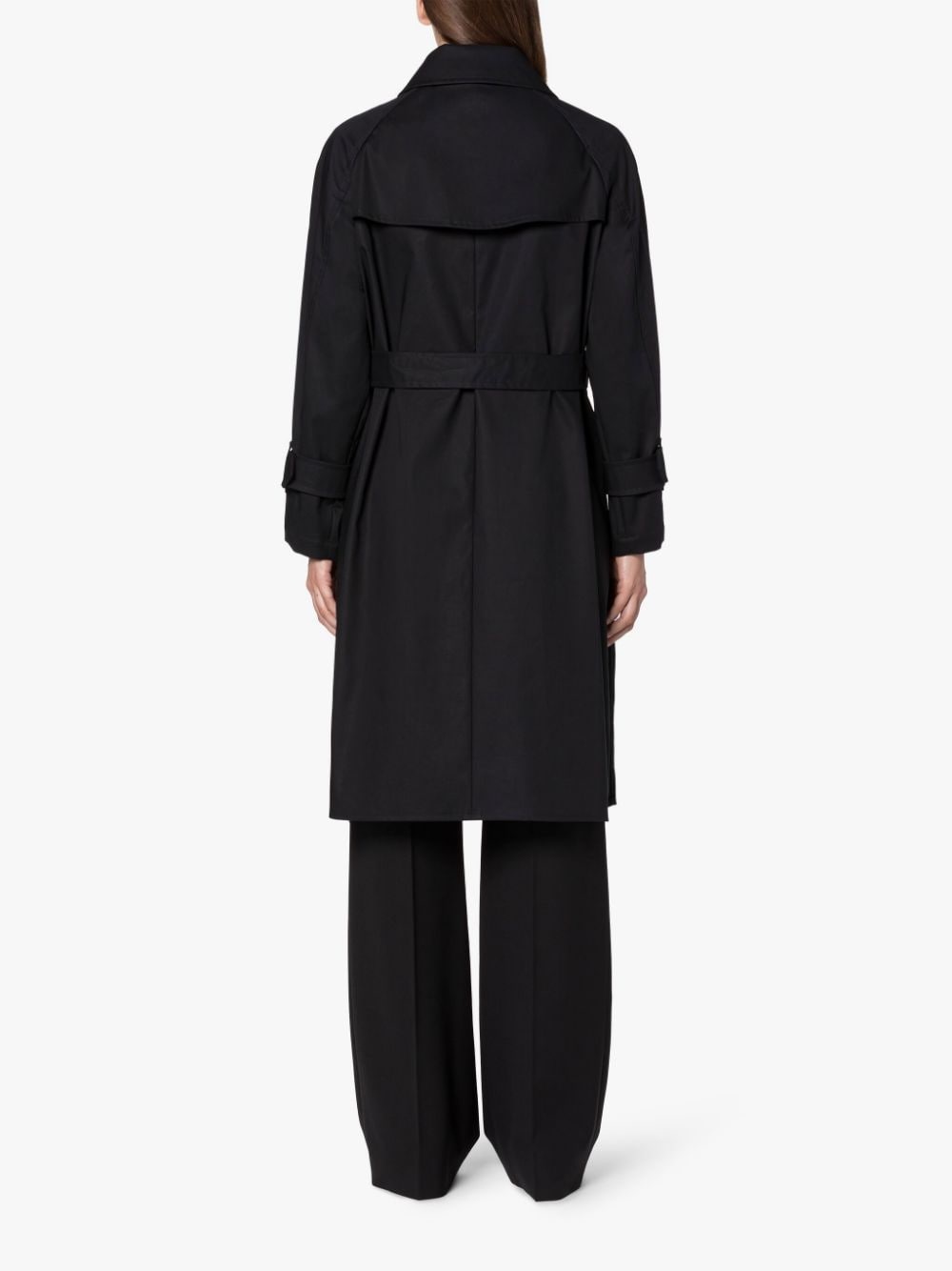 MAILI BLACK RAINTEC COTTON COAT - 4