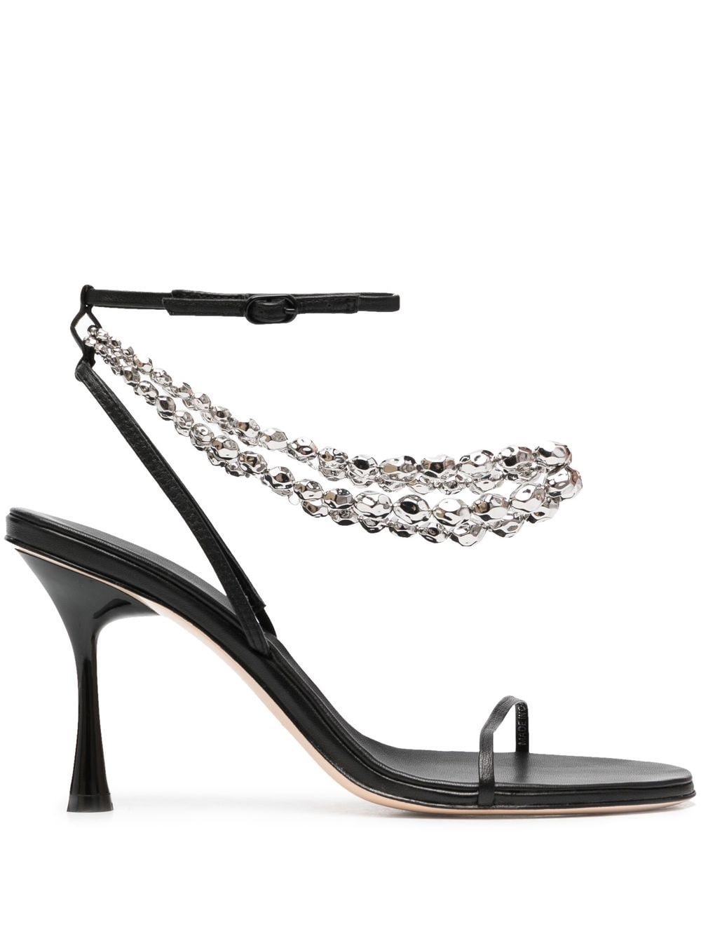 Trinket 100mm leather sandals - 1