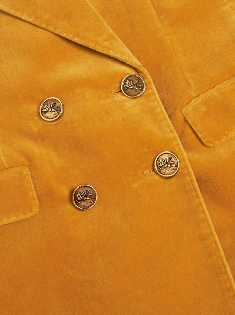 DOUBLE-BREASTED VELVET JACKET 7