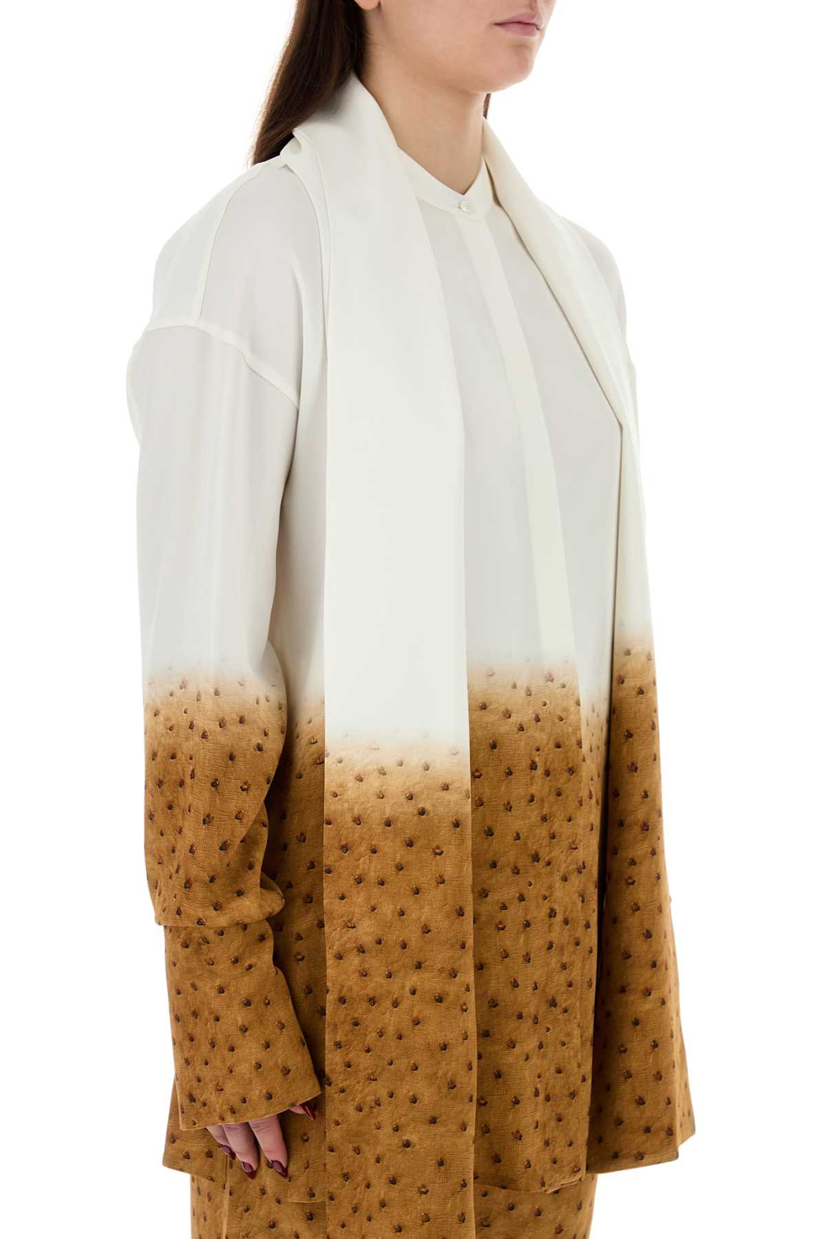 Loewe Women Printed Crepe Shirt - 3