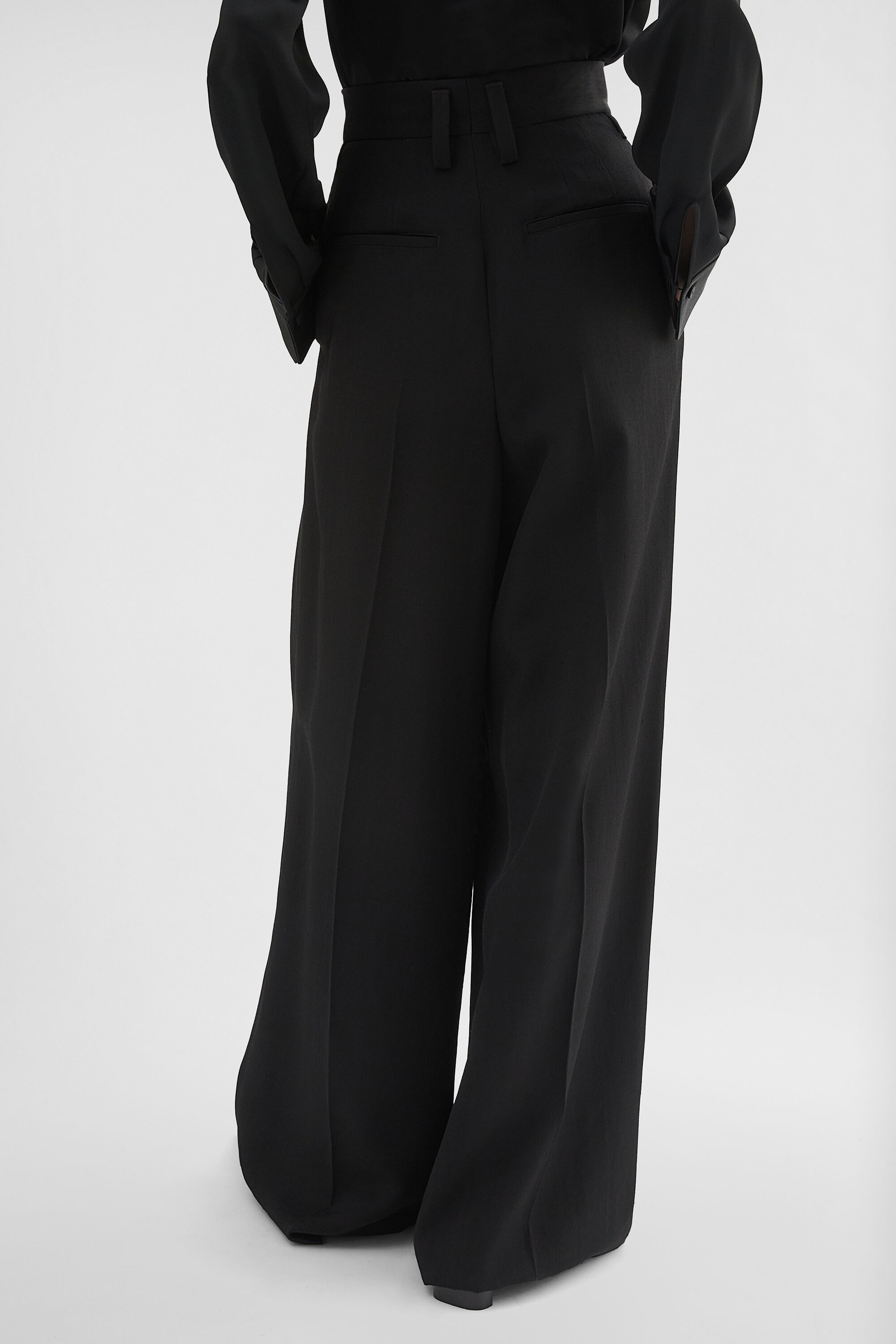Silk Blend Trousers - 3