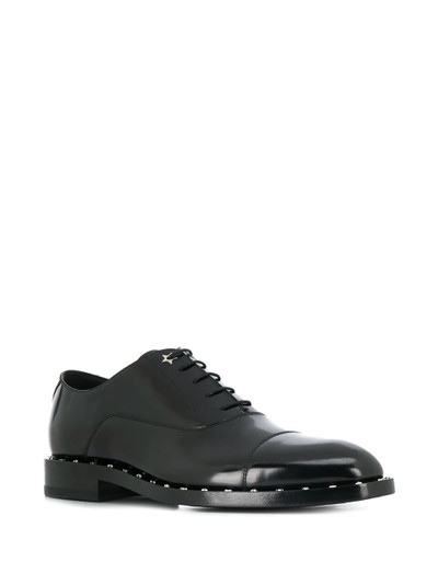 JIMMY CHOO Falcon star-embellished Oxford shoes outlook