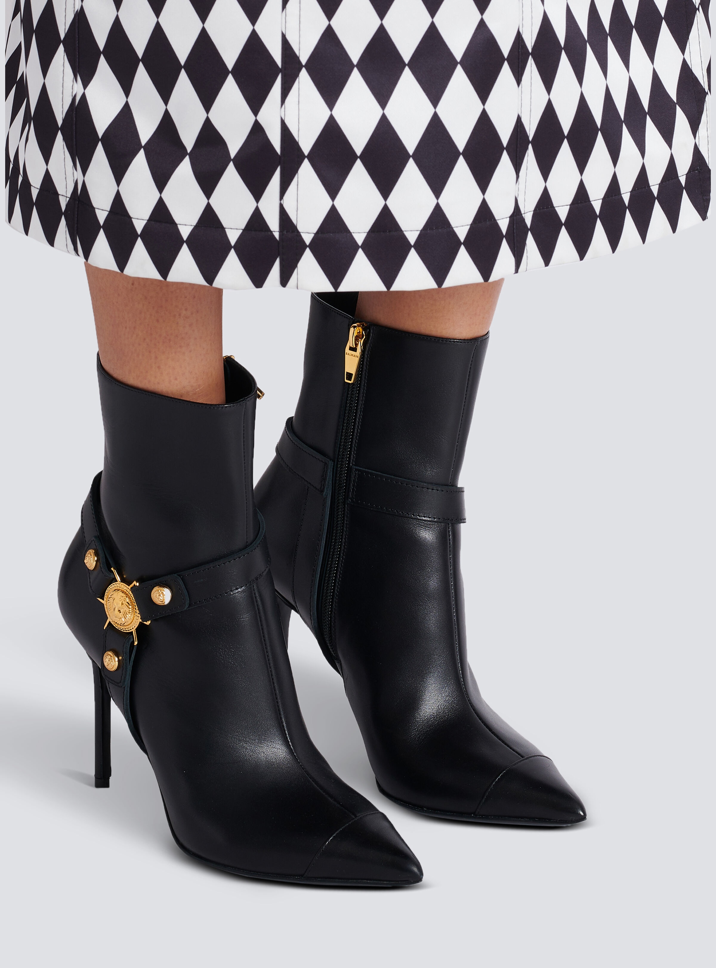 Heeled calfskin Eva ankle boots - 8