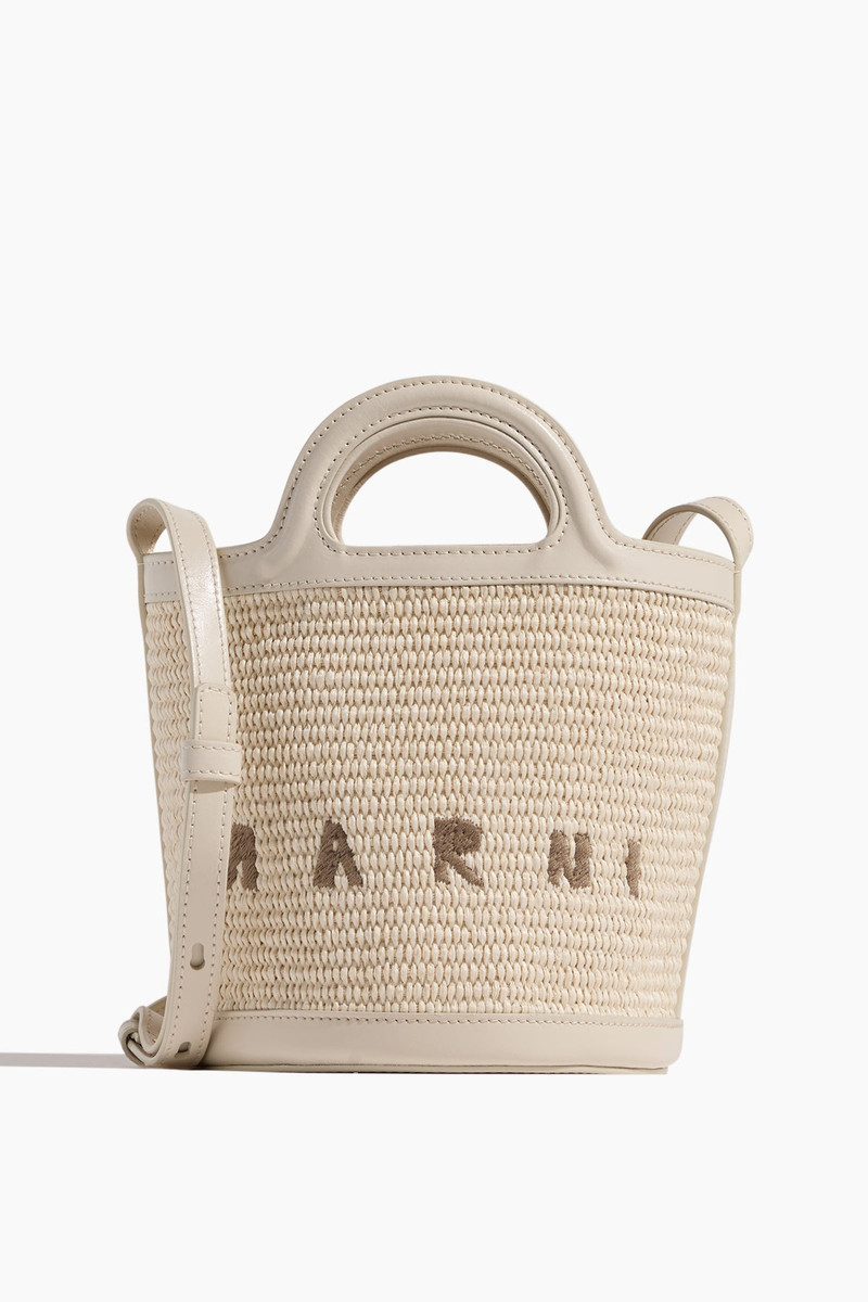 Tropicalia Small Bucket Bag in Shell 1