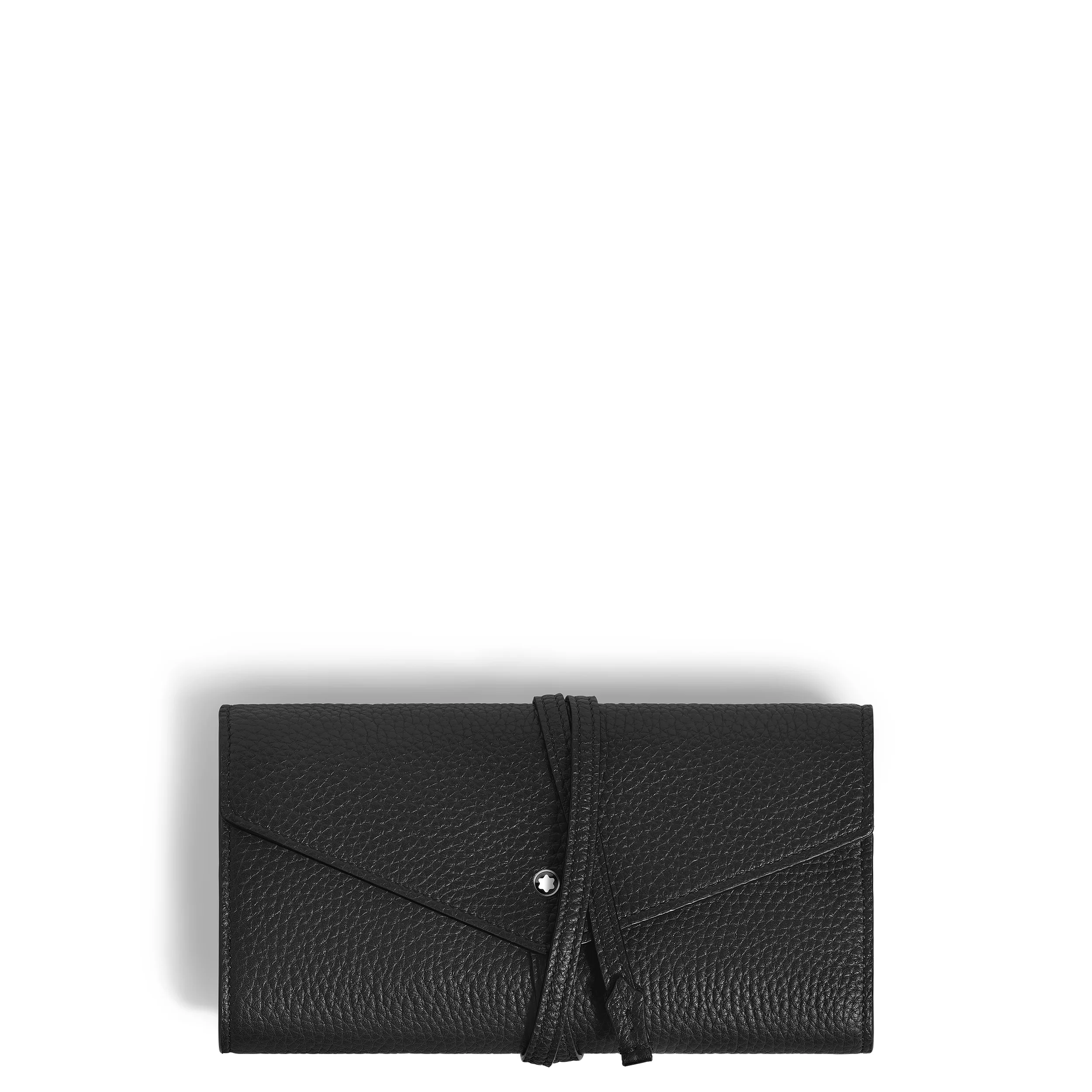 WRAP-AROUND 6-PEN POUCH IN GRAIN LEATHER - 1