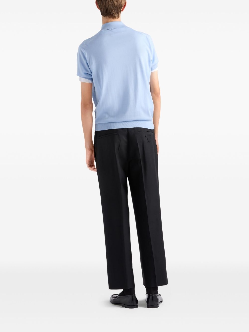 fine wool polo shirt - 3