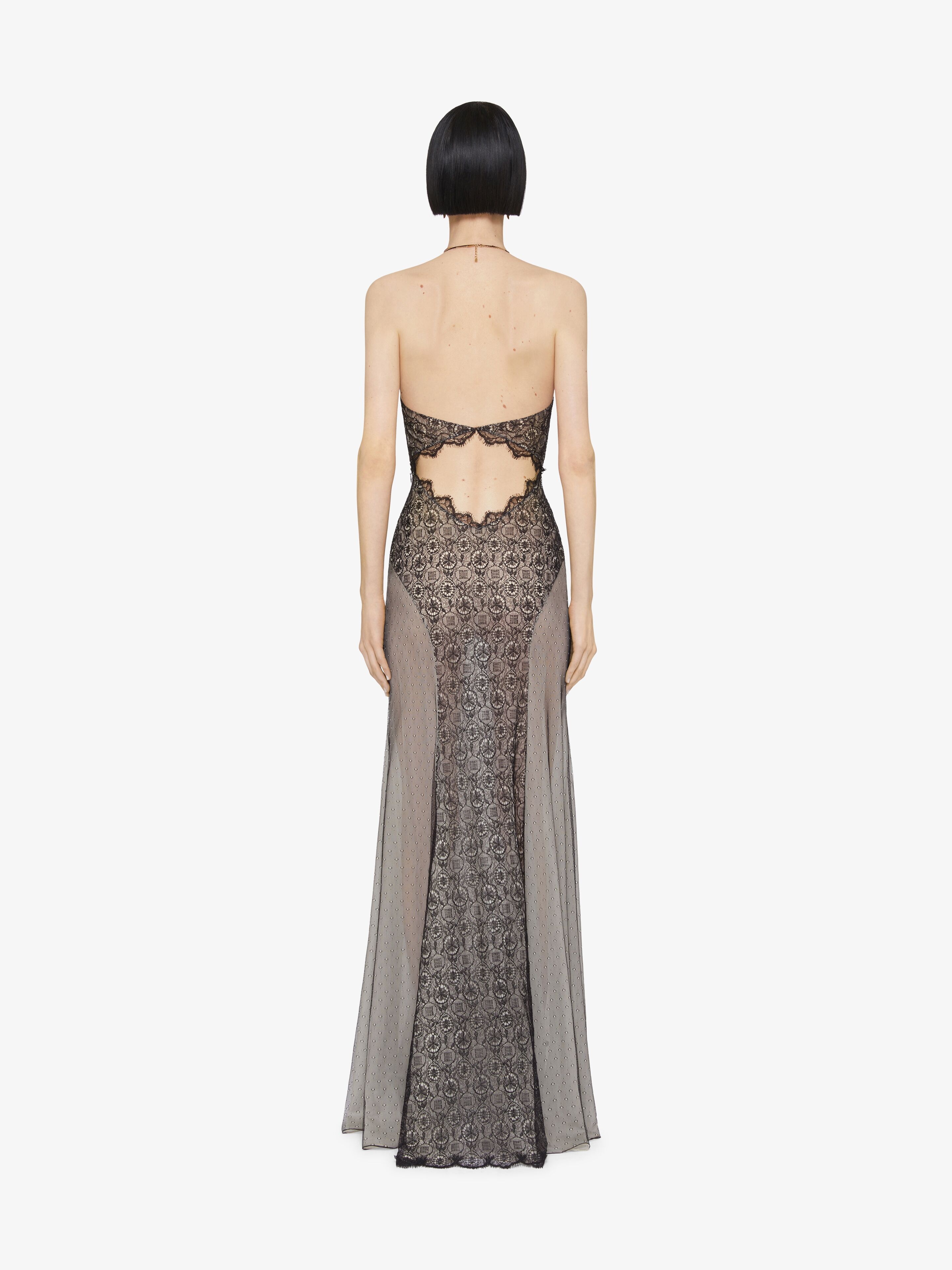 EVENING DRESS IN LACE - 4
