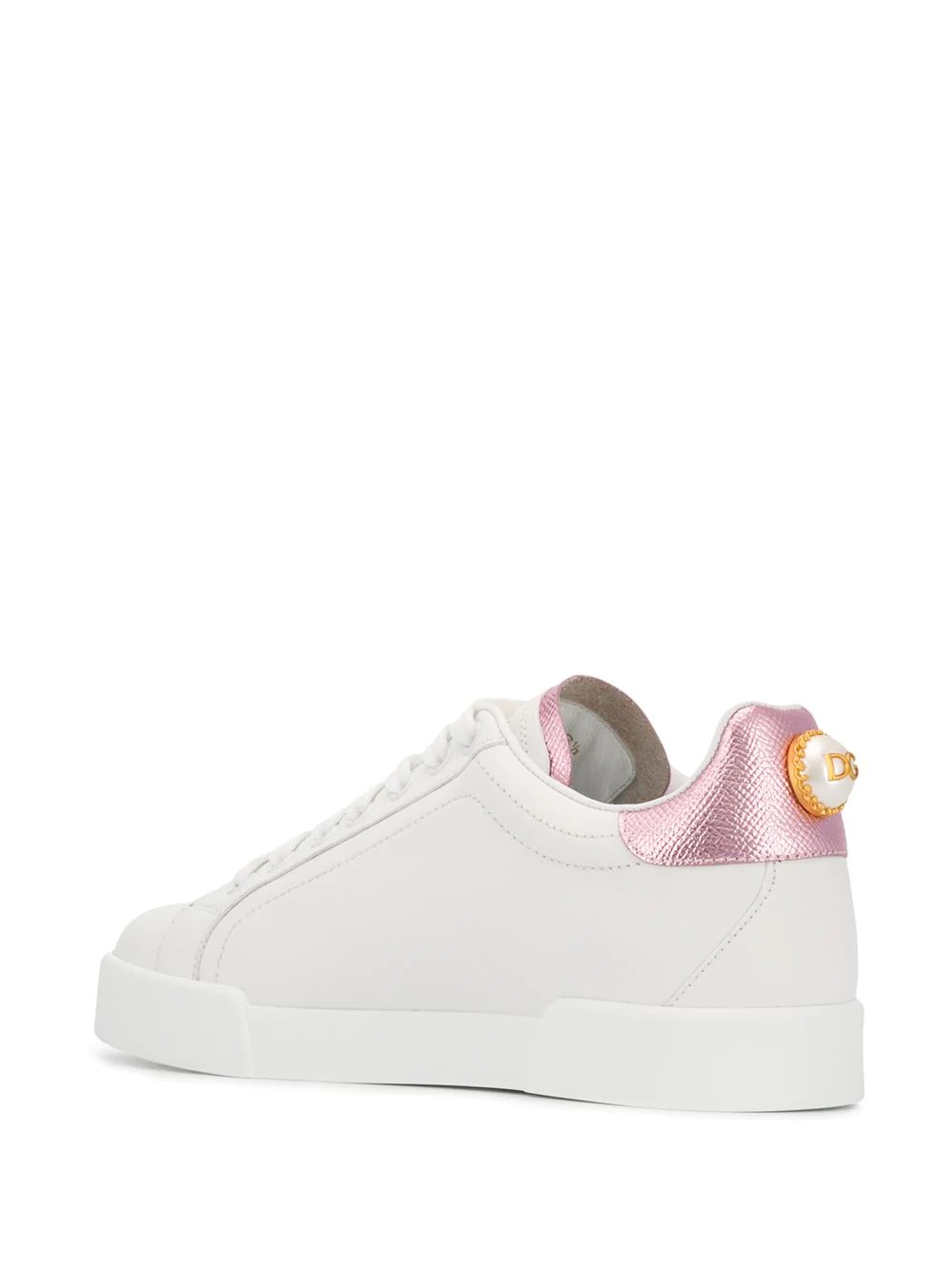 Portofino faux-pearl sneakers - 3