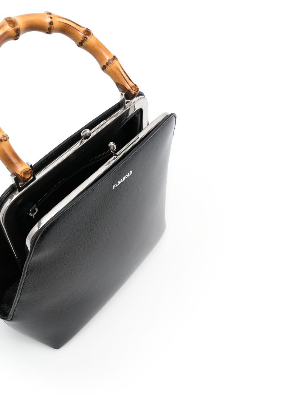 Goji Bamboo small leather top handle bag - 6