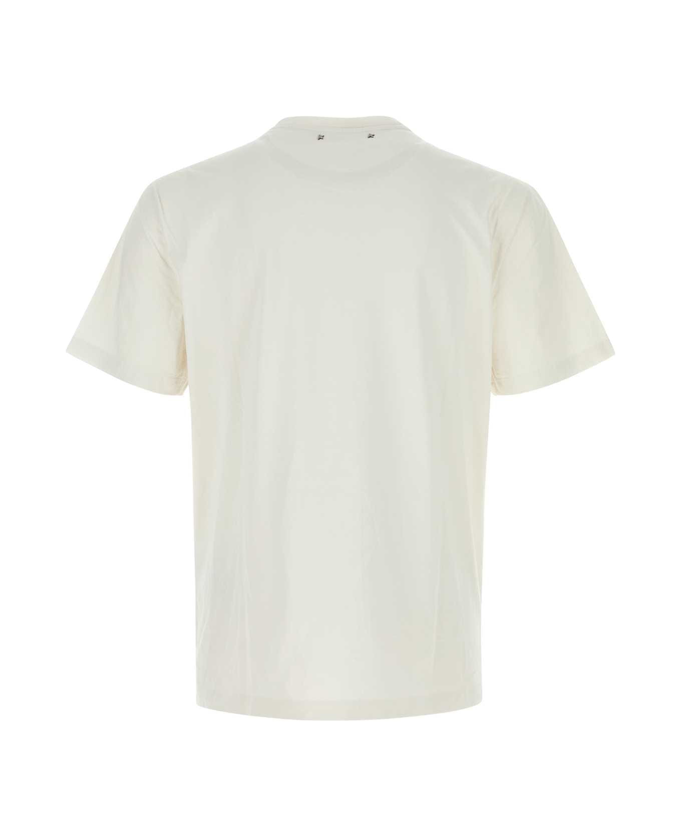 Chalk Cotton T-shirt - 2
