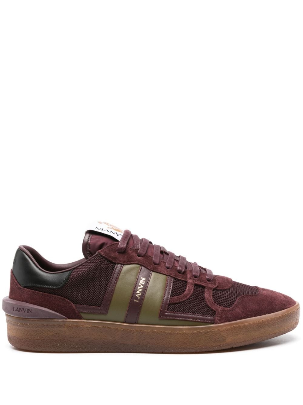 Clay panelled sneakers - 1