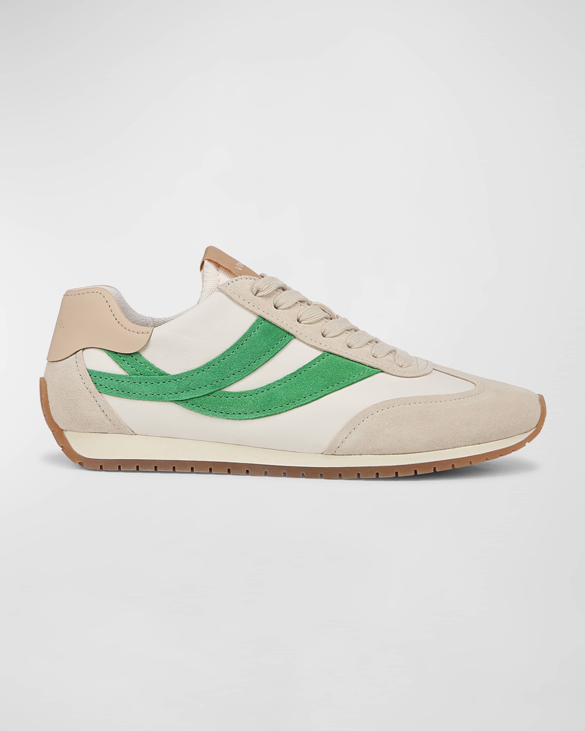 Oasis Mixed Leather Retro Sneakers - 1