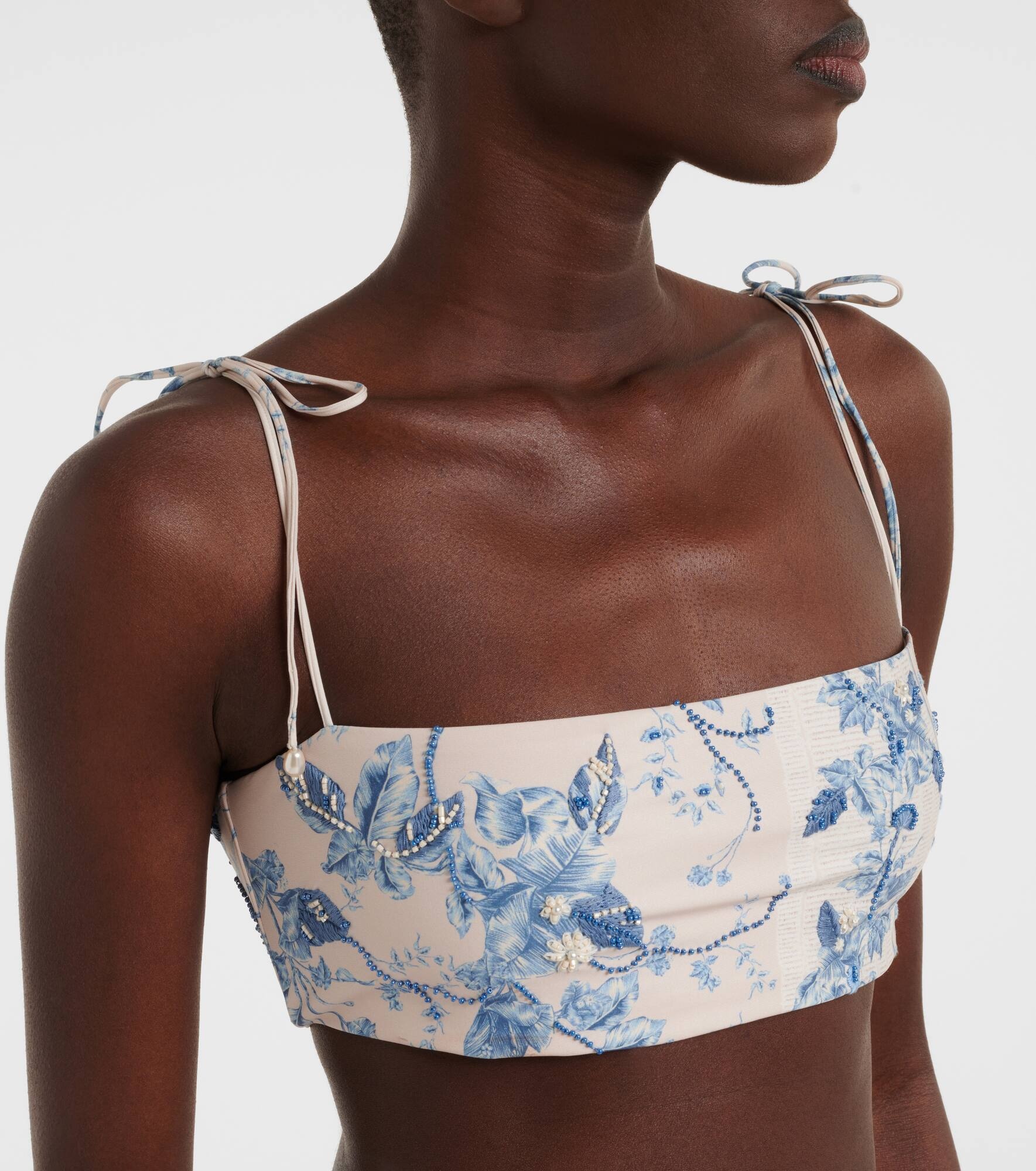 Primavera floral bikini top - 4